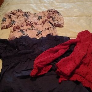 Pack of three girl blouses